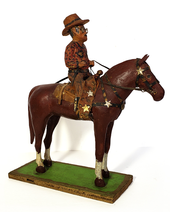 Percy Bezanson Cowboy on Horse