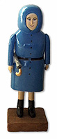  Woman In Blue Raincoat