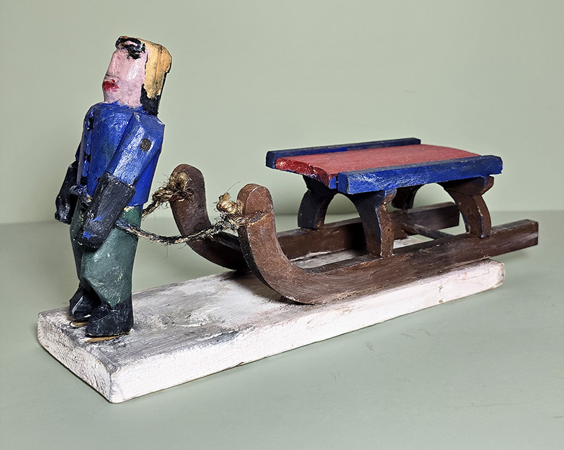 A Boy And His Sled